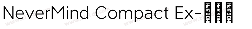 NeverMind Compact Ex字体转换